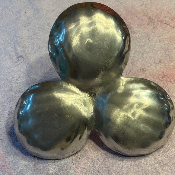 Pewter  Triple Shell Serving  Dish - Picture 6 of 6